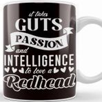 Baskı Dükkanı Passion Intelligence Love Ginger Redhead Red Orange Haired Kupa