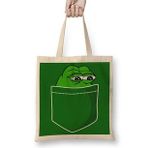 Baskı Dükkanı Pepe Ceplik Bez Çanta