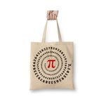 Baskı Dükkanı Pi Sayısı Matematik Özel Tasarım Bez Çanta
