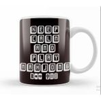 Baskı Dükkanı Play Mahjong Tiles Mah-Jongg Player Chinese Board Game Fan Porselen 330 ml Beyaz Kupa Bardak