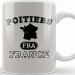 Baskı Dükkanı Poitiers France Property Of Country Porselen Beyaz Kupa Bardak