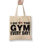 Baskı Dükkanı Pokemon Go Go to the Gym Every Day Bez Çanta
