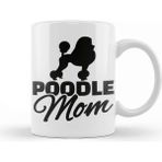 Baskı Dükkanı Poodle Mom 03 Porselen 330 ml Beyaz Kupa Bardak