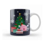 Baskı Dükkanı Poop Around The Christmas Tree Dr Slump Porselen 330 ml Beyaz Kupa Bardak