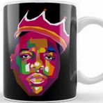 Baskı Dükkanı Porselen Beyaz Big Poppa The Notorious Big Kupa Bardak