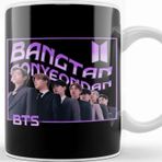 Baskı Dükkanı Porselen Beyaz Bts Design Kupa Bardak