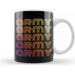 Baskı Dükkanı Porselen Beyaz Bts Dynamite Bts Army Ripetitive Words Rainbow Kpop Kupa Bardak