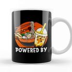 Baskı Dükkanı Powered By Ramen &amp; Bubble Tea Anime Kawaii Boba Kupa