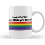 Baskı Dükkanı Pride Kiss Whoever Fck You Want Kupa