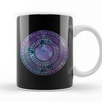 Baskı Dükkanı Purple Galaxy Mandala Kupa