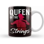 Baskı Dükkanı Queen of Strings Cello Player Cellist Musical Instrument Kupa