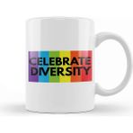 Baskı Dükkanı Rainbow Celebrate Diversity Kupa