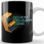 Baskı Dükkanı Ready Player One Retro Arcade Logo Kupa