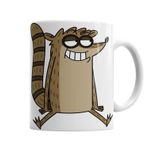 Baskı Dükkanı Regular Show Rigby 02 Sihirli Porselen Kupa
