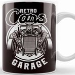 Baskı Dükkanı Retro Cars Garage Classic Old American Automobile Car Muscle-1 Kupa