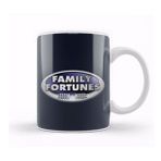 Baskı Dükkanı Retro Family Fortunes Logo Kupa