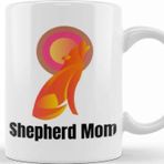 Baskı Dükkanı Retro German Shepherd Mom Gift Dog Mother Pet Mama Kupa