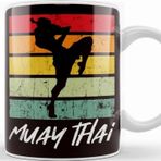 Baskı Dükkanı Retro Muay Thai Vintage Mma Martial Arts Thailand Boxing Kupa