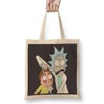 Baskı Dükkanı Rick And Morthy Looooooooook 2 Bez Kadın Günlük Çanta