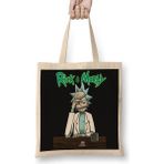 Baskı Dükkanı Rick & Morty Bez Çanta
