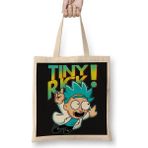 Baskı Dükkanı Rickzinho - Tiny Rick Rick E Morty 1 Bez Çanta