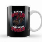 Baskı Dükkanı Riding Bulls Punchin&Fools Competitive Bull Rider Kupa