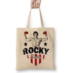 Baskı Dükkanı Rocky Rambo Boks Bez Çanta