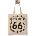 Baskı Dükkanı Route 66 Bez Çanta