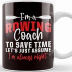 Baskı Dükkanı Rowing Coach Water Sports Paddling Sculling Kayaking Oars Kupa