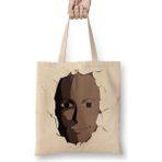 Baskı Dükkanı Saitama Face One Punch Man Bez Çanta
