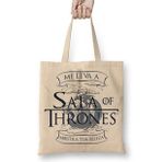Baskı Dükkanı Sala Of Thrones Bez Çanta