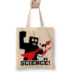 Baskı Dükkanı Science Robo Rock Bez Çanta