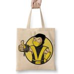 Baskı Dükkanı Scorpion Vault Boy Bez Çanta