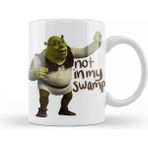 Baskı Dükkanı Shrek Not In My Swamp Kupa