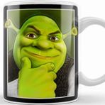 Baskı Dükkanı Shrek Portrait Kupa