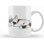 Baskı Dükkanı Sleeping Calico Kitten Cat Kupa