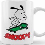 Baskı Dükkanı Snoopy Skating Kupa