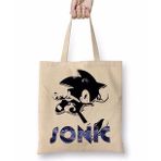 Baskı Dükkanı Sonic Retro Bez Çanta