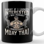 Baskı Dükkanı Sorry I Was Thinking About Muay Thai Mma Kupa Bardak