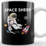 Baskı Dükkanı Space Sheep Awesome Astronaut Galaxy Explorer Kupa