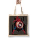 Baskı Dükkanı Spider Man Captain Underoos Bez Çanta