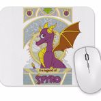 Baskı Dükkanı Spyro Nouveau Mouse Pad