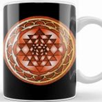 Baskı Dükkanı Sri Yantra Mandala Kupa