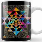 Baskı Dükkanı Sri Yantra Sri Chakra 01 Kupa