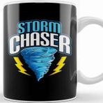 Baskı Dükkanı Storm Chaser Tornado Hurricane Thunderstorms Kupa