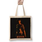 Baskı Dükkanı Stranger Things Eleven Bez Uzun Saplı Krem Rengi Çanta