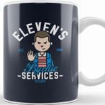Baskı Dükkanı Stranger Things Elevens Psychic Services Kupa