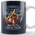 Baskı Dükkanı Strongest Warrior Viking Valhalla Kupa