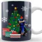 Baskı Dükkanı Sub Zero Around The Christmas Tree Mortal Kombat Kupa