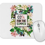 Baskı Dükkanı Summer Flowers Mouse Pad